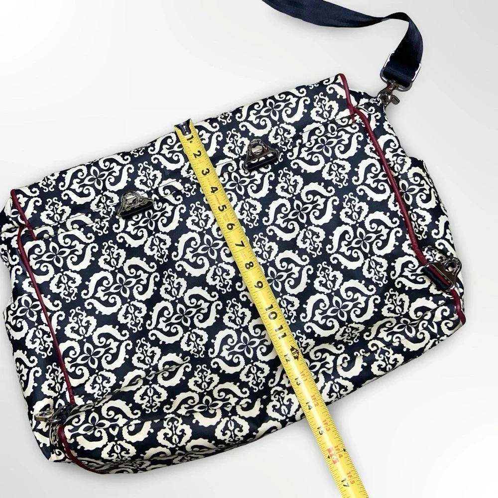 Petunia Pickle Bottom Diaper Bag Messenger Bag Black White Red Baby Travel Tote